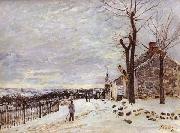 Alfred Sisley, Snowy Weather at Veneux-Nadon